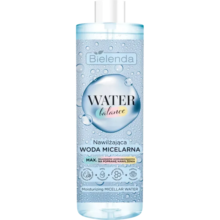 BIELENDA WATER BALANCE NAWILŻAJĄCA WODA MICELARNA 400ML BIELENDA WATER BALANCE NAWILŻAJĄCA WODA MICELARNA 400ML