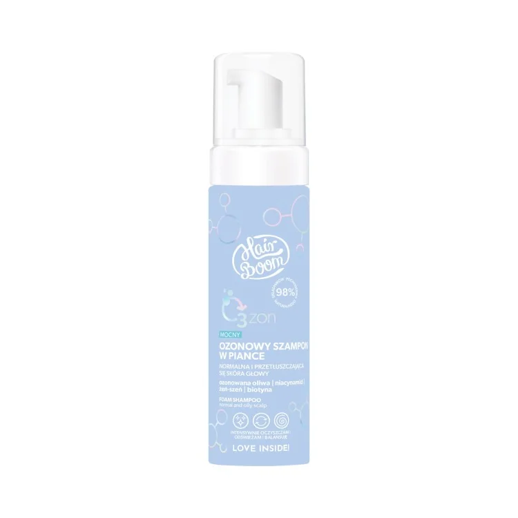 HAIR BOOM O3ZON Mocny ozonowy szampon w piance 200ml HAIR BOOM O3ZON Mocny ozonowy szampon w piance 200ml