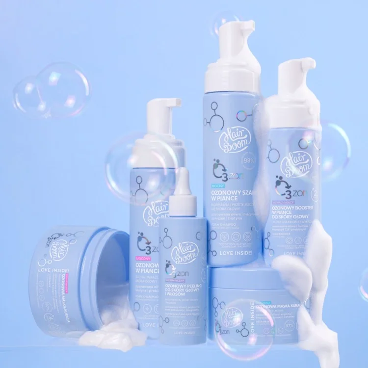 HAIRBOOM O3ZON Nawilżająca ozonowa maska - kuracja 225ml HAIRBOOM O3ZON Nawilżająca ozonowa maska - kuracja 225ml
