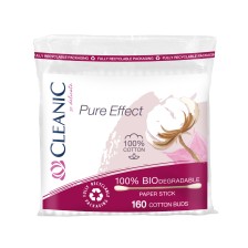 Cleanic Pure Effect Higieniczne patyczki kosmetyczne 160 sztuk Cleanic Pure Effect Higieniczne patyczki kosmetyczne 160 sztuk