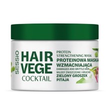 SESSIO Vege Cocktail Maska Do Włosów Smoczy Owoc&Groszek 250g SESSIO Vege Cocktail Maska Do Włosów Smoczy Owoc&Groszek 250g
