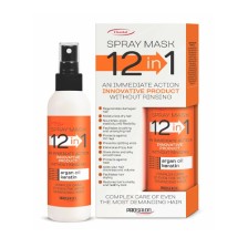 Prosalon Professional 12 w 1 Odżywka do włosów w sprayu - bez spłukiwania - keratyna i olej arganowy - regeneruje zniszczone i przesuszone włosy 150 g Prosalon Professional 12 w 1 Odżywka do włosów w sprayu - bez spłukiwania - keratyna i olej arganowy - regeneruje zniszczone i przesuszone włosy 150 g