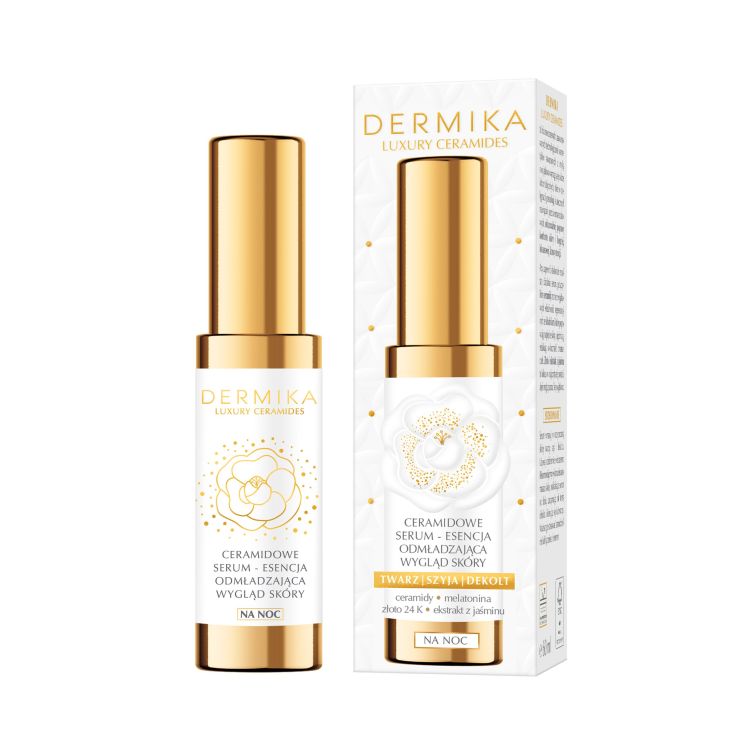 DERMIKA LUXURY CERAMIDES Ceramidowe serum - esencja odmładzająca wygląd skóry, na noc 60ml