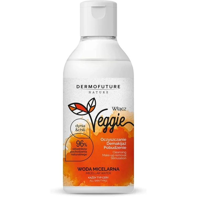 DERMOFUTURE Veggie Woda micelarna DYNIA I CHILI każdy typ cery 300ml DERMOFUTURE Veggie Woda micelarna DYNIA I CHILI każdy typ cery 300ml