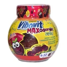 Vibovit Max Odporność, żelki, smak czarnego bzu, 50 szt. 225g