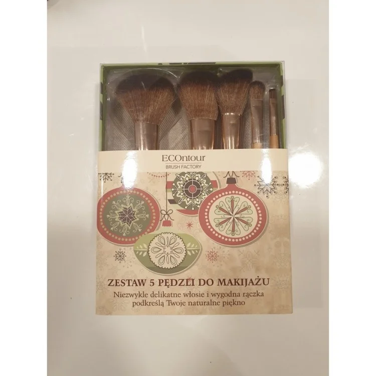 ECOntour bruh factory zestaw 5 pędzli do makijażu ECOntour bruh factory zestaw 5 pędzli do makijażu