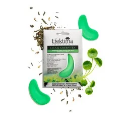 EFEKTIMA CICA & GREEN TEA HYDROŻELOWE PŁATKI POD OCZY ROZJAŚNIENIE & POBUDZENIE 1 para EFEKTIMA CICA & GREEN TEA HYDROŻELOWE PŁATKI POD OCZY ROZJAŚNIENIE & POBUDZENIE 1 para
