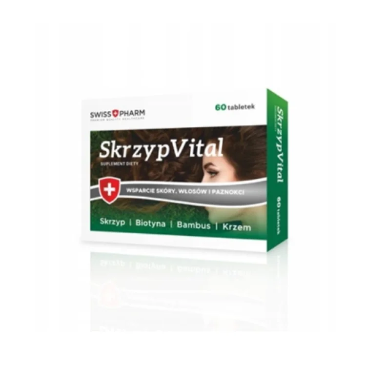 ERBAFARM Skrzypbella - Skrzyp + Biotyna + Bambus 60 tabletek ERBAFARM Skrzypbella - Skrzyp + Biotyna + Bambus 60 tabletek