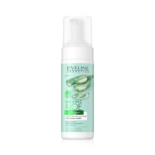 EVELINE ORGANIC ALOE+COLLAGEN OCZYSZCZAJĄCA I WYGŁADZAJĄCA PIANKA DO MYCIA TWARZY 150ml EVELINE ORGANIC ALOE+COLLAGEN OCZYSZCZAJĄCA I WYGŁADZAJĄCA PIANKA DO MYCIA TWARZY 150ml