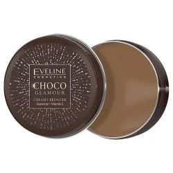 EVELINE CHOCO GLAMOUR LEKKI KREMOWY BRONZER ZE SKWALANEM I IWITAMINĄ E no.01 2OG EVELINE CHOCO GLAMOUR LEKKI KREMOWY BRONZER ZE SKWALANEM I IWITAMINĄ E no.01 2OG