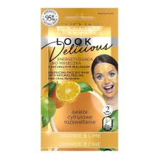 EVELINE ENERGETYZUJĄCA MASKA DO TWARZY Z PEELINGU POMARAŃCZA I LIMONKA 10ml EVELINE ENERGETYZUJĄCA MASKA DO TWARZY Z PEELINGU POMARAŃCZA I LIMONKA 10ml
