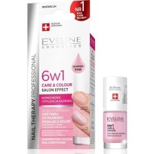 Eveline Nail Therapy Professional 6w1 Care & Color odżywka do paznokci Shimmer Pink 5ml Eveline Nail Therapy Professional 6w1 Care & Color odżywka do paznokci Shimmer Pink 5ml