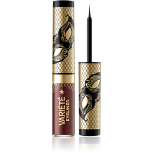 EVELINE VARIETE BŁYSZCZĄCY WODOODPORNY EYELINER W KAŁAMARZU no.02 SHINY BROWN  4ml EVELINE VARIETE BŁYSZCZĄCY WODOODPORNY EYELINER W KAŁAMARZU no.02 SHINY BROWN  4ml