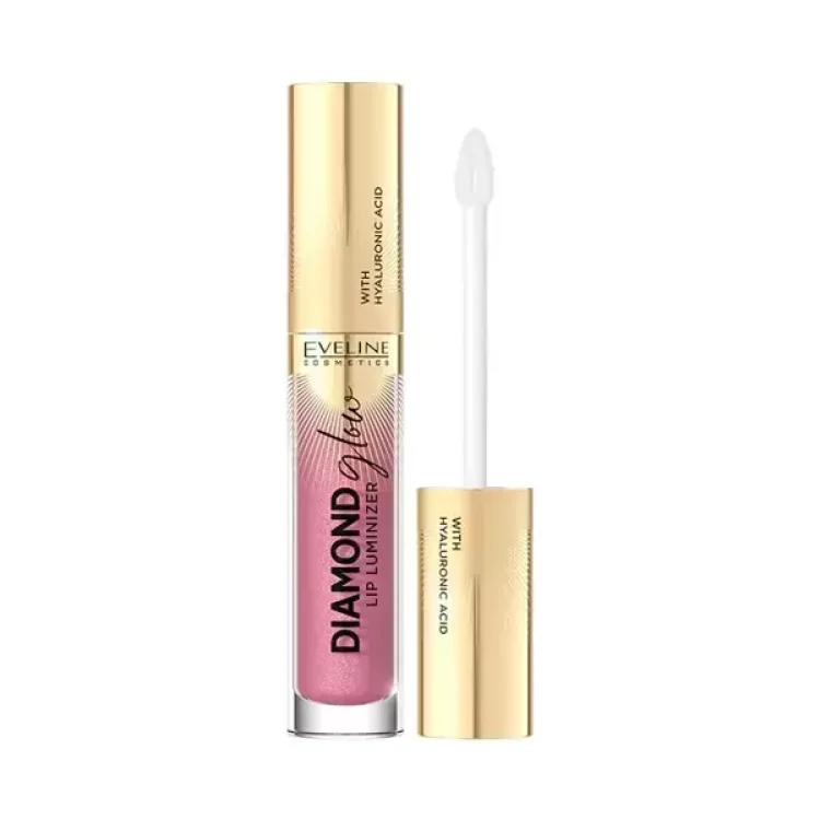Eveline Diamond Glow Błyszczyk do ust z kwasem hialuronowym No 05 Toffi 4,5ml Eveline Diamond Glow Błyszczyk do ust z kwasem hialuronowym No 05 Toffi 4,5ml