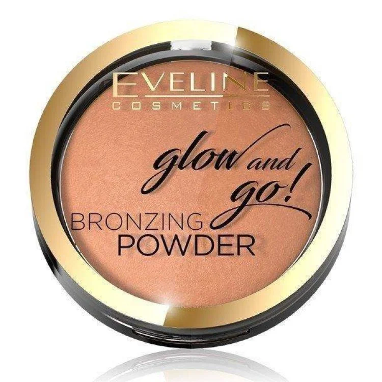 EVELINE GLOW AND GO Wypiekany puder brązujący Nr. 02 JAMAICA BAY EVELINE GLOW AND GO Wypiekany puder brązujący Nr. 02 JAMAICA BAY