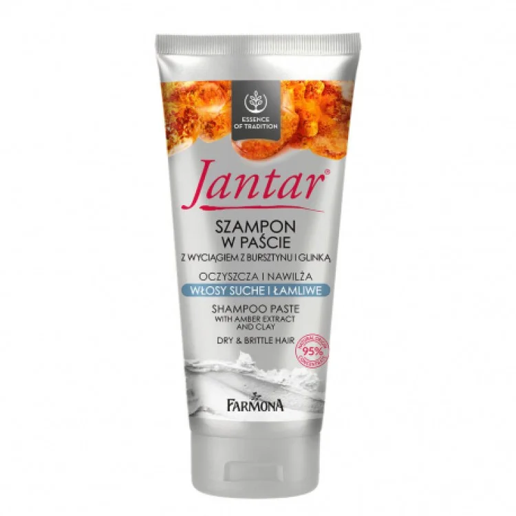 Farmona Jantar Szampon Pasta do włosów suchych i łamliwych 200ml Farmona Jantar Szampon Pasta do włosów suchych i łamliwych 200ml