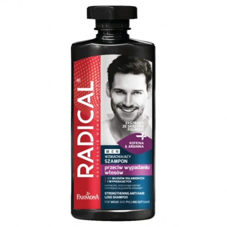 FARMONA RADICAL MEN Wzmacniający szampon przeciw wypadaniu włosów 400ml FARMONA RADICAL MEN Wzmacniający szampon przeciw wypadaniu włosów 400ml