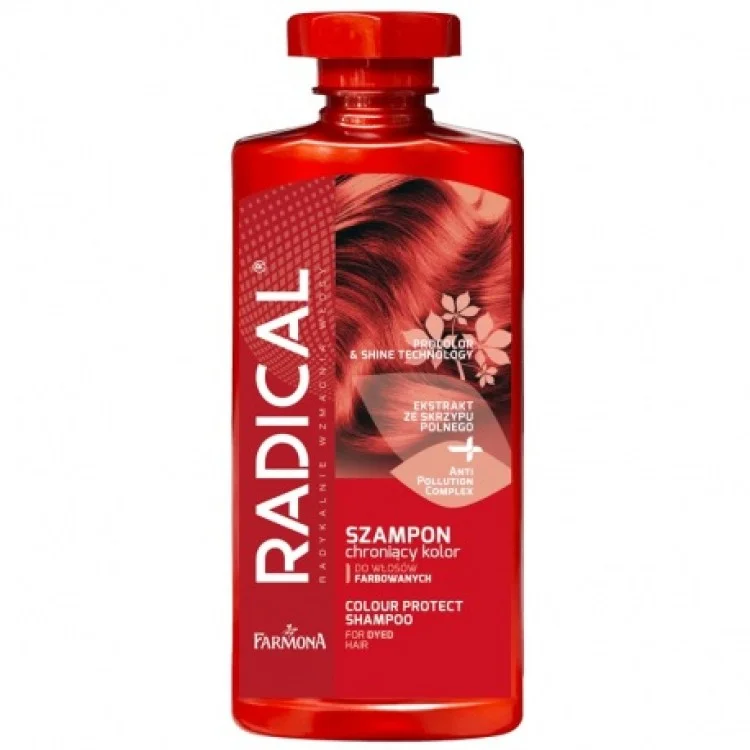 FARMONA RADICAL Szampon ochraniający kolor do włosów farbowanych i z pasemkami 400ml FARMONA RADICAL Szampon ochraniający kolor do włosów farbowanych i z pasemkami 400ml
