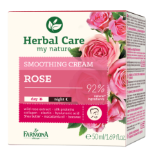 FARMONA HERBAL CARE Krem wygładzający RÓŻA 50ml  best before 02.2026 FARMONA HERBAL CARE Krem wygładzający RÓŻA 50ml  best before 02.2026