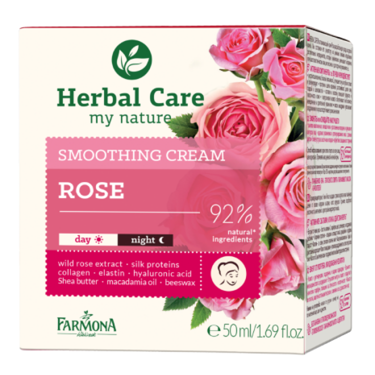 FARMONA HERBAL CARE Krem wygładzający RÓŻA 50ml best before 02.2026 FARMONA HERBAL CARE Krem wygładzający RÓŻA 50ml best before 02.2026
