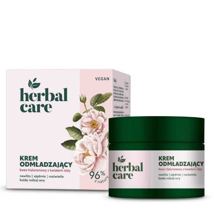 FARMONA HERBAL CARE Krem odmładzający kwas hialuronowy z kwiatem róży 50 ml FARMONA HERBAL CARE Krem odmładzający kwas hialuronowy z kwiatem róży 50 ml