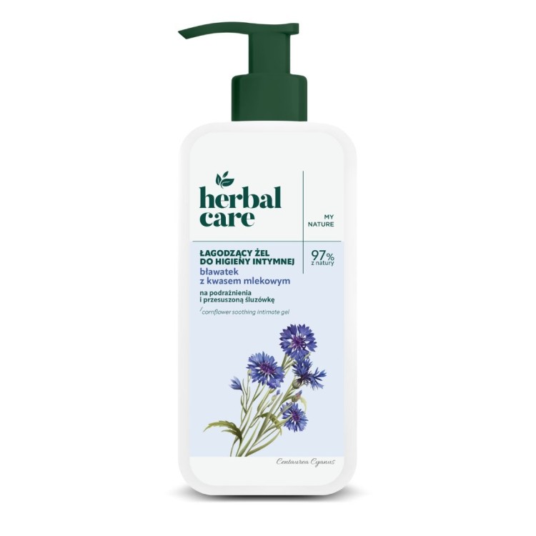 FARMONA HERBAL CARE Łagodzący żel do higieny intymnej bławatek i kwas mlekowy 330 ml