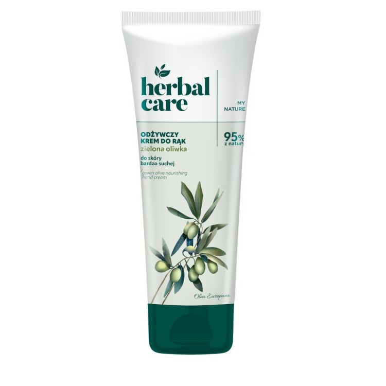 FARMONA HERBAL CARE ręce i stopy Krem odżywczy do rąk i paznokci oliwkowy 100ml
