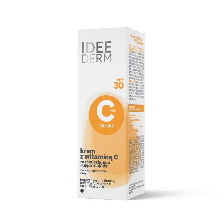 IDEEPHARM IDEE DERM Rozświetlający Krem z witaminą C SPF30 50ml IDEEPHARM IDEE DERM Rozświetlający Krem z witaminą C SPF30 50ml