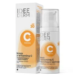 IDEEPHARM IDEE DERM Rozświetlający Krem z witaminą C SPF30 50ml IDEEPHARM IDEE DERM Rozświetlający Krem z witaminą C SPF30 50ml