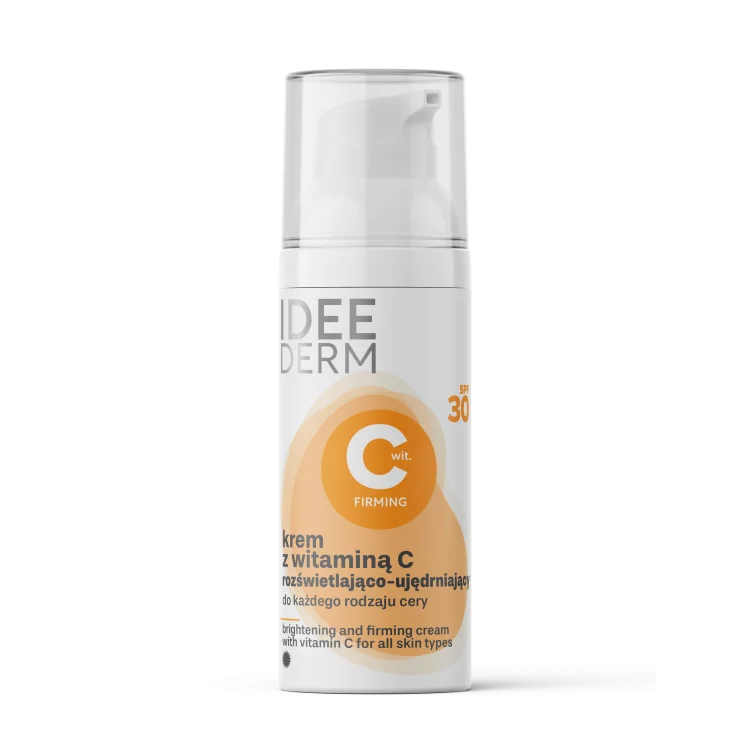 IDEEPHARM IDEE DERM Rozświetlający Krem z witaminą C SPF30 50ml IDEEPHARM IDEE DERM Rozświetlający Krem z witaminą C SPF30 50ml