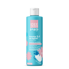 IDEEPHARM IDEE DERM BABY emulsja 2 w 1 do kąpieli i mycia ciała z lanoliną i emolientami od pierwszego dnia życia 400ml IDEEPHARM IDEE DERM BABY emulsja 2 w 1 do kąpieli i mycia ciała z lanoliną i emolientami od pierwszego dnia życia 400ml