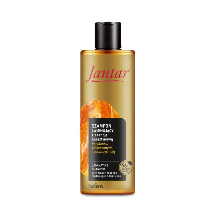 FARMONA JANTAR NEW SZAMPON LAMINUJĄCY Z ESENCJĄ BURSZTYNOWĄ DO WŁOSÓW ZNISZCZONYCH I PUSZĄCYCH SIĘ 300ML FARMONA JANTAR NEW SZAMPON LAMINUJĄCY Z ESENCJĄ BURSZTYNOWĄ DO WŁOSÓW ZNISZCZONYCH I PUSZĄCYCH SIĘ 300ML