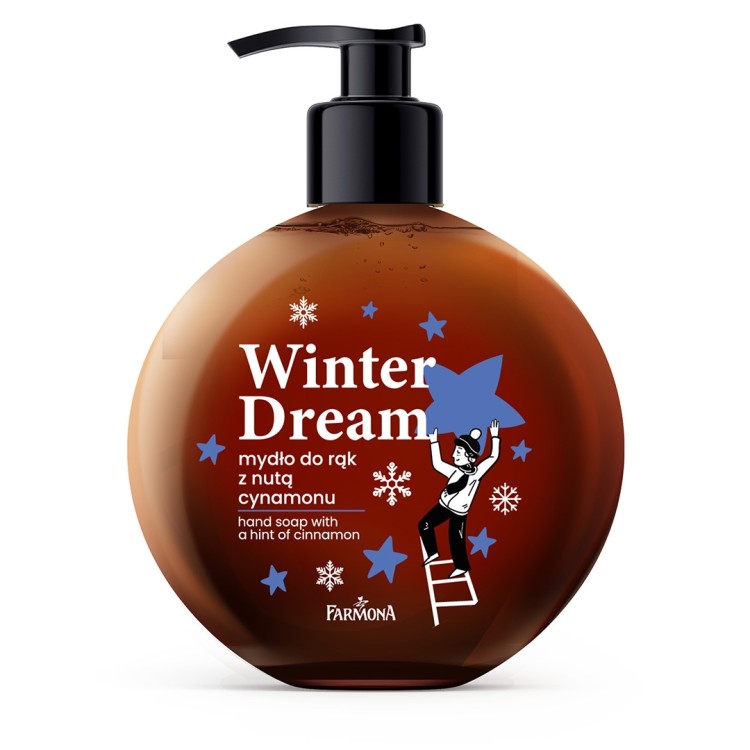 FARMONA JANTAR WINTER DREAM mydło do rąk z nutą cynamonu 400 ml