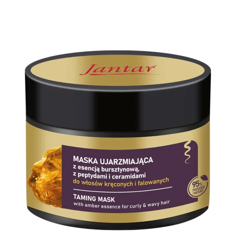 FARMONA Jantar Maska ujarzmiająca z esencją bursztynową, peptydami i ceramidami i olejem makadamia, 200 ml FARMONA Jantar Maska ujarzmiająca z esencją bursztynową, peptydami i ceramidami i olejem makadamia, 200 ml