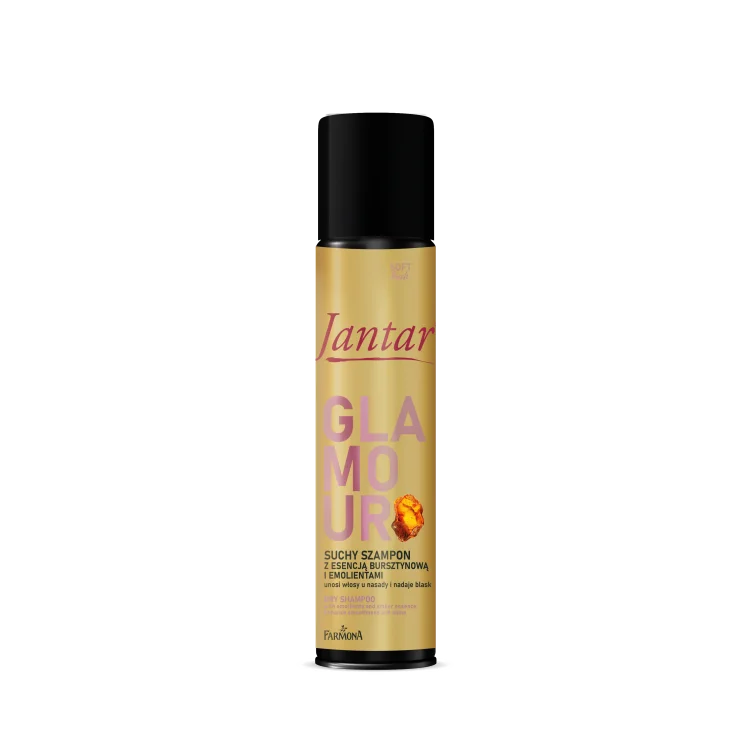 FARMONA JANTAR SUCHY SZAMPON GLAMOUR Z ESENCJĄ BURSZTUNOWĄ I EMOLIENTAMI 180ml
