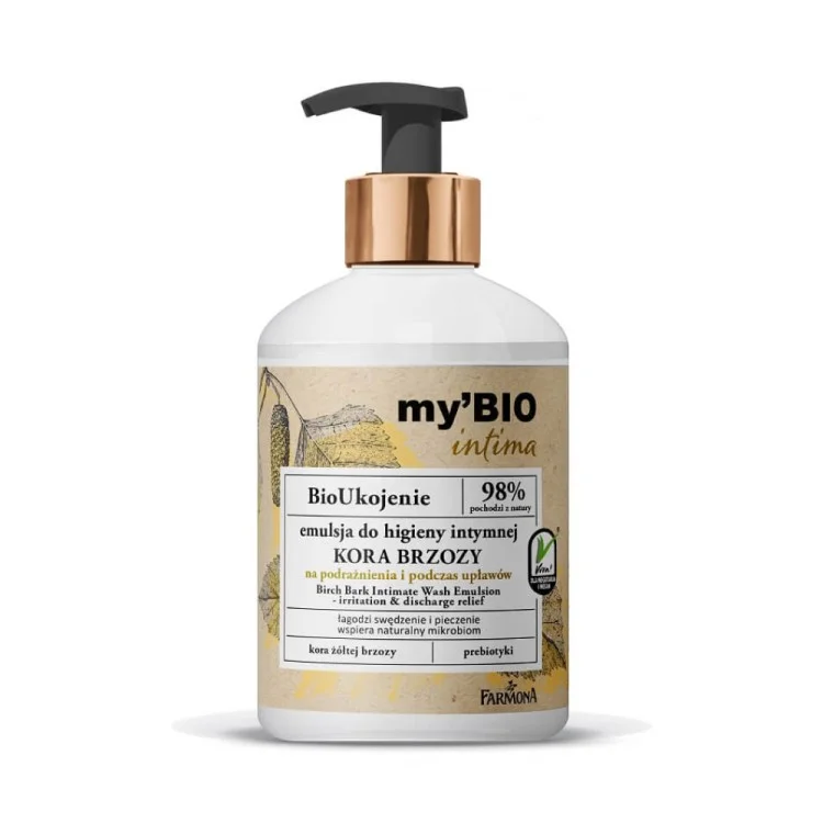FARMONA my'BIO Intima BIOUKONTACJA EMULSJA Z Kory BRZOZY DO HIGIENY INTYMNEJ 250ml