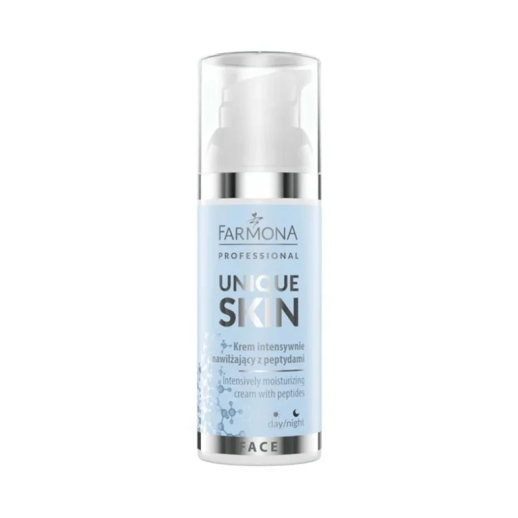 FARMONA PROFESSIONAL UNIQUE SKIN krem intensywnie nawilżający z peptydami 50ml EXP: 12.2025