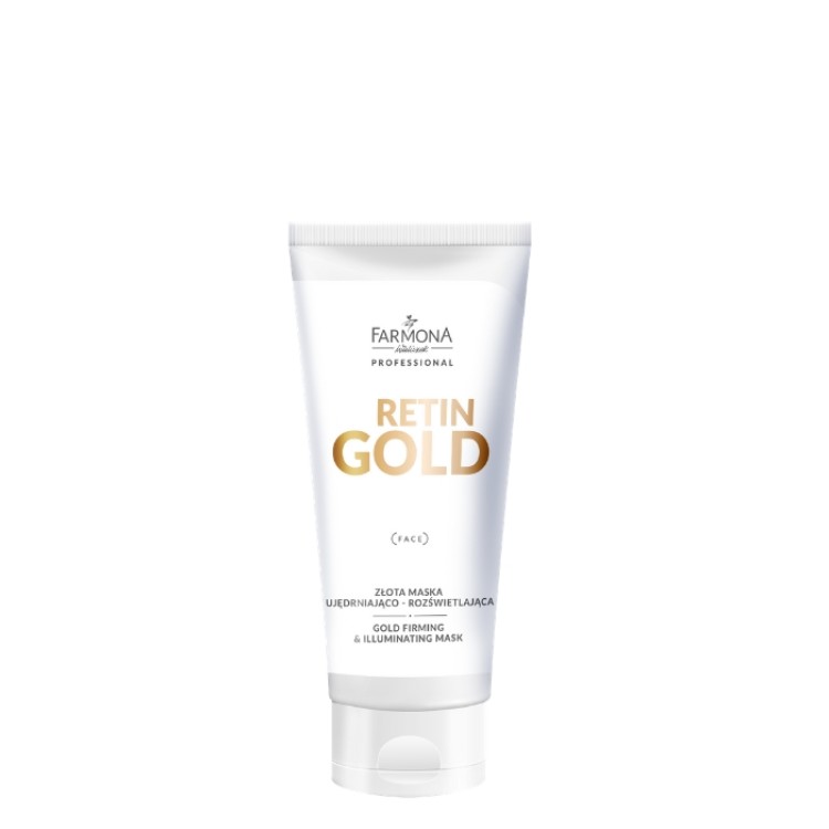 FARMONA PROFESSIONAL RETIN GOLD maska ujędrniająco-rozświetlająca 200ML EXP:08.2025 FARMONA PROFESSIONAL RETIN GOLD maska ujędrniająco-rozświetlająca 200ML EXP:08.2025