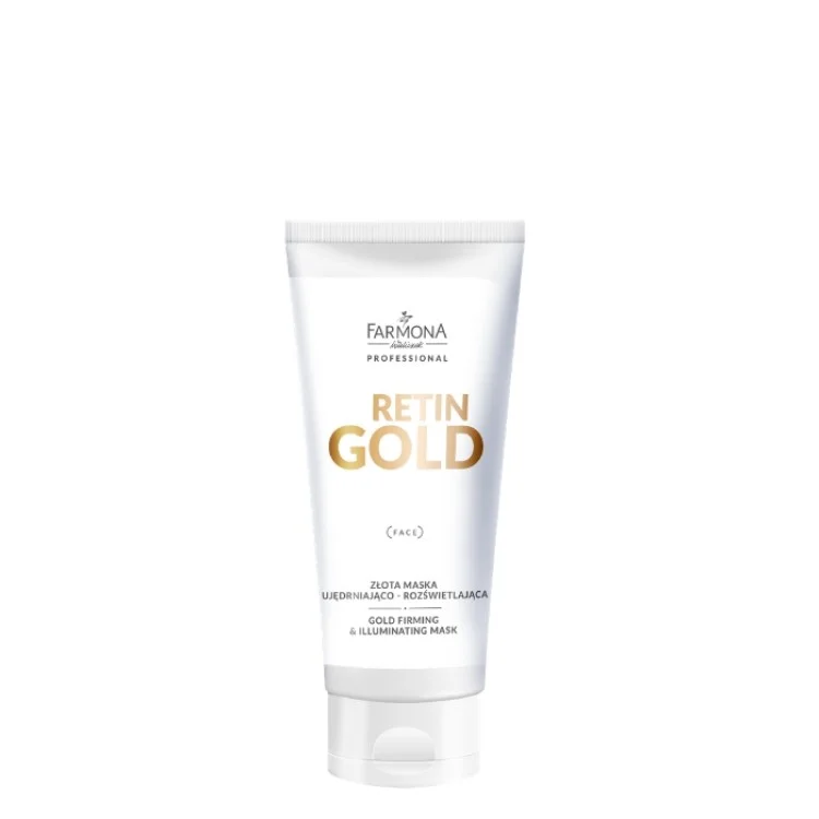FARMONA PROFESSIONAL RETIN GOLD maska ujędrniająco-rozświetlająca 200ML EXP:08.2025 FARMONA PROFESSIONAL RETIN GOLD maska ujędrniająco-rozświetlająca 200ML EXP:08.2025