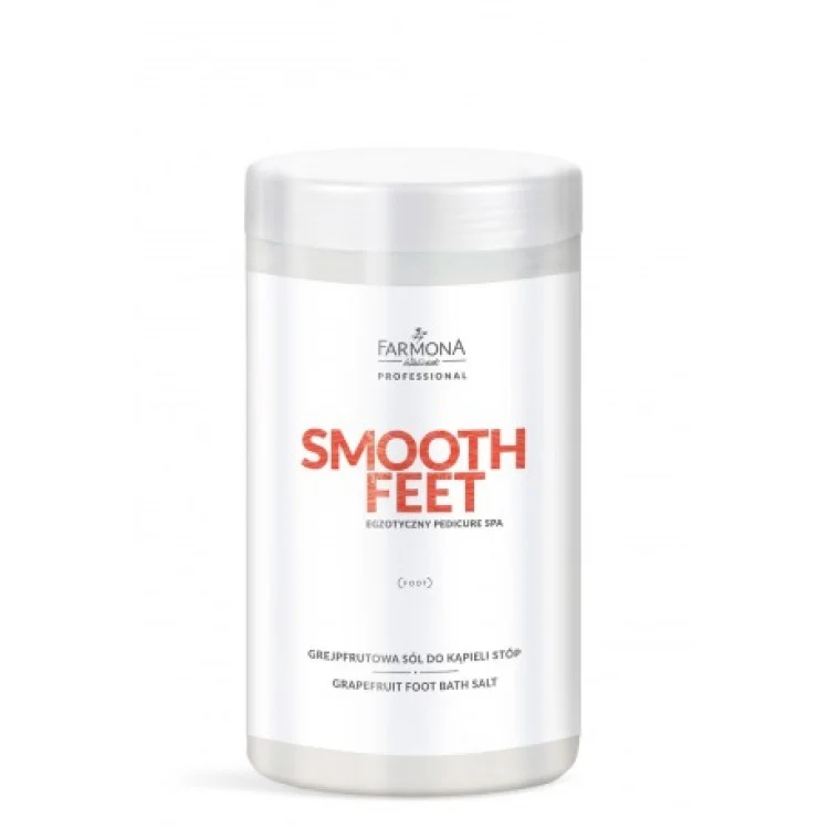 FARMONA PROFESSIONAL SMOOTH FEET, Grejpfrutowa sól do kapieli stóp 1400g FARMONA PROFESSIONAL SMOOTH FEET, Grejpfrutowa sól do kapieli stóp 1400g