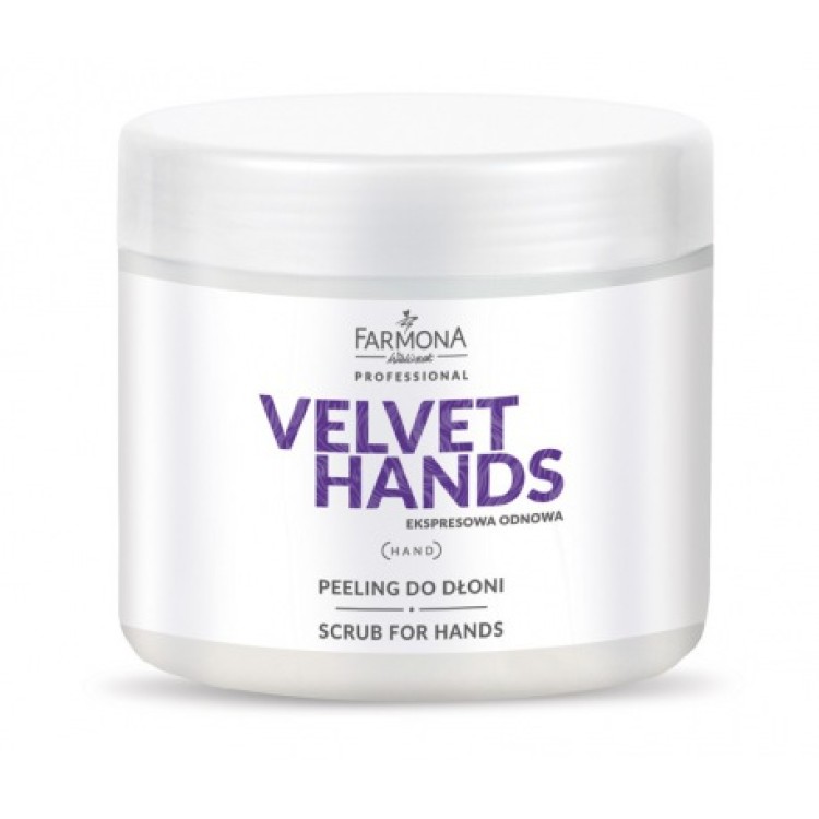 FARMONA PROFESSIONAL VELVET HANDS Peeling do dłoni 550g FARMONA PROFESSIONAL VELVET HANDS Peeling do dłoni 550g