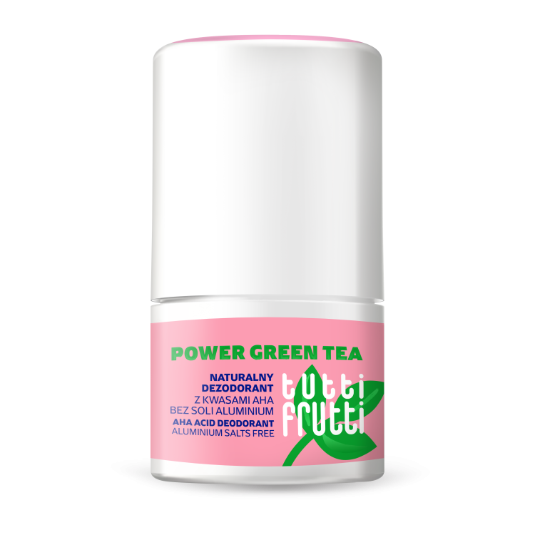 Farmona Tutti Frutti POWER GREEN TEA Naturalny Dezodorant z Kwasami AHA - Bez Soli Aluminium 50ml Farmona Tutti Frutti POWER GREEN TEA Naturalny Dezodorant z Kwasami AHA - Bez Soli Aluminium 50ml