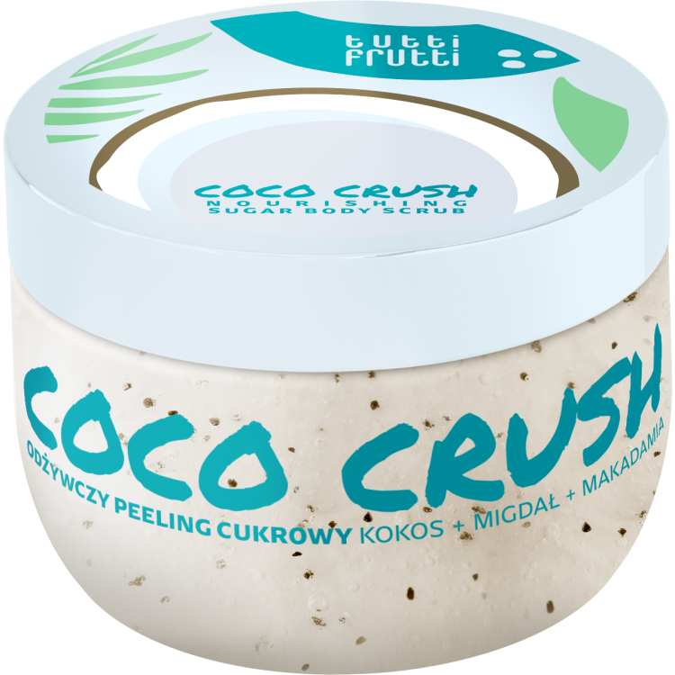 Farmona Tutti Frutti Coco Crush Odżywczy Peeling Curkowy - Kokos + Migdał + Makadamia 300g Farmona Tutti Frutti Coco Crush Odżywczy Peeling Curkowy - Kokos + Migdał + Makadamia 300g