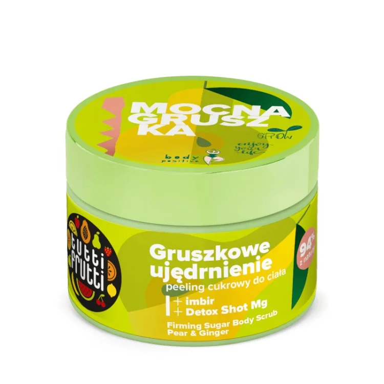 TUTTI FRUTTI ujedrniajacy peeling cukrowy gruszka & imbir 300ml TUTTI FRUTTI ujedrniajacy peeling cukrowy gruszka & imbir 300ml