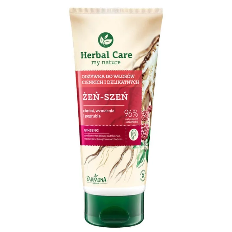 FARMONA HERBAL CARE odżywki ziołowe do włosów Odżywka do włosów cienkich i delikatnych Żeń-Szeń 200ml FARMONA HERBAL CARE odżywki ziołowe do włosów Odżywka do włosów cienkich i delikatnych Żeń-Szeń 200ml