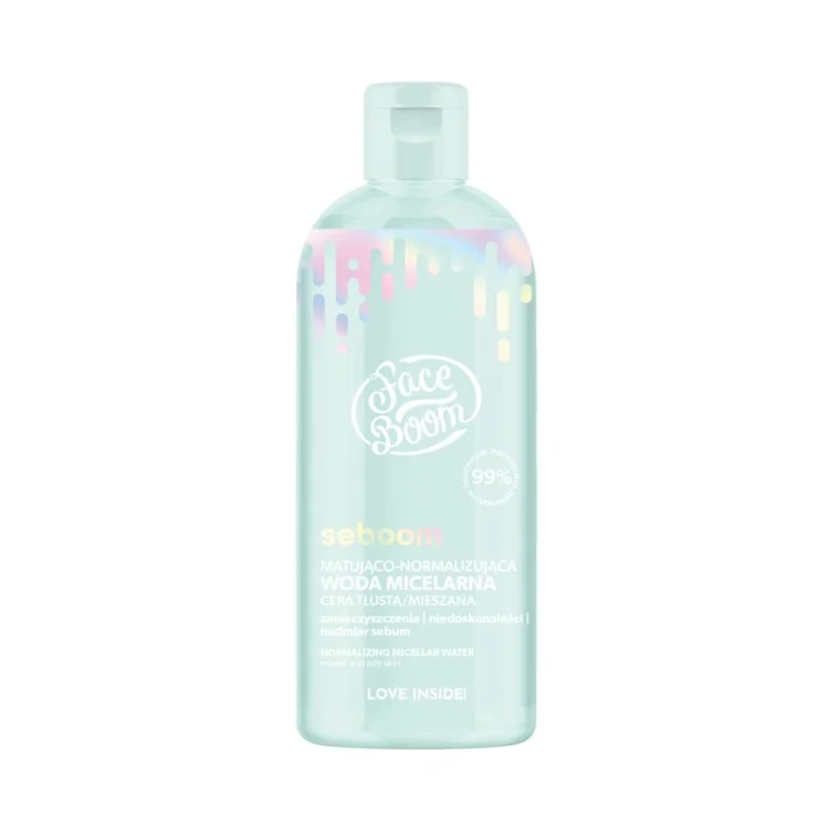 BODY BOOM SEBOOM matujący-normalizujący płyn micelarny 500ml EXP: 07.2025 BODY BOOM SEBOOM matujący-normalizujący płyn micelarny 500ml EXP: 07.2025