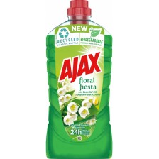 AJAX FLORAL FIESTA KONWALIE Z OLEJKAMI ETERYCZNYMI PŁYN CZYSZCZĄCY 1L AJAX FLORAL FIESTA KONWALIE Z OLEJKAMI ETERYCZNYMI PŁYN CZYSZCZĄCY 1L