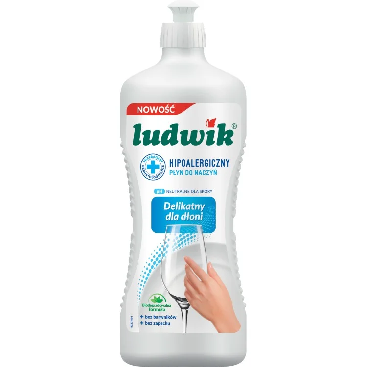 LUDWIK ALOESOWY płyn do mycia naczyń 900g LUDWIK ALOESOWY płyn do mycia naczyń 900g