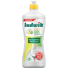 LUDWIK Płyn do mycia naczyń Cytrusy i Zielona Herbata 900g LUDWIK Płyn do mycia naczyń Cytrusy i Zielona Herbata 900g