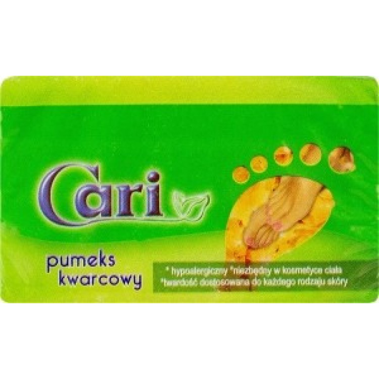 CARI Pumeks kwarcowy biały 1szt CARI Pumeks kwarcowy biały 1szt